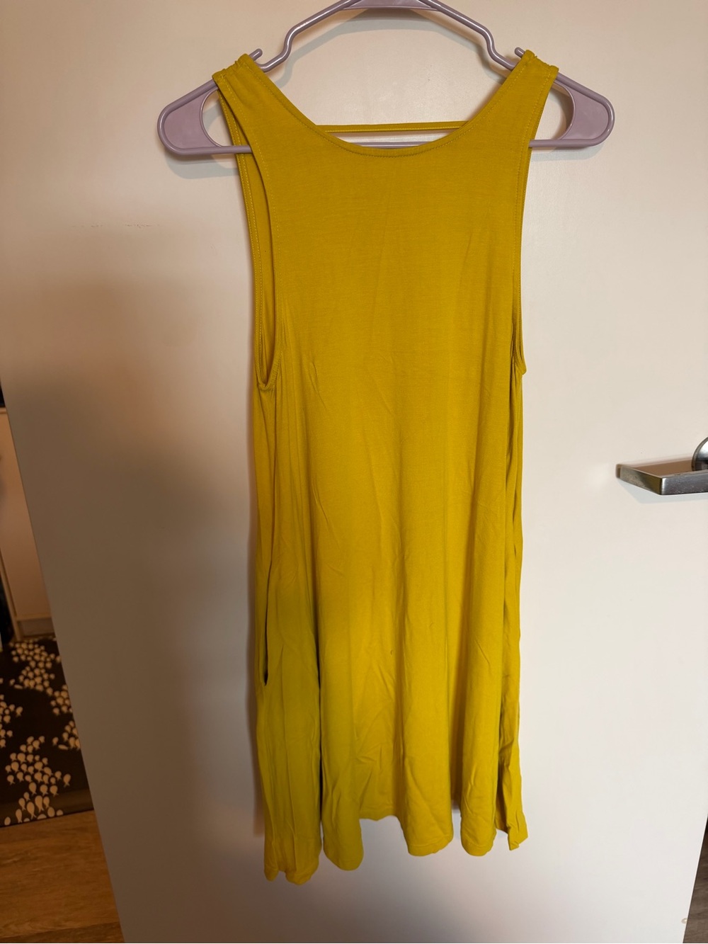 Fighting Eel Sleeveless Citrus Tank Jersey Dress - Casual Summer Style